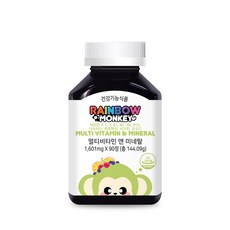 綜合維他命礦物質咀嚼錠, 90顆, 1罐