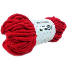 軟金剛快樂針織粗編紗, 654紅