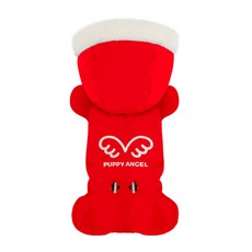 PUPPY ANGEL SignatureTM 翅膀連身寵物狗羽絨服 女款 PA-OW435, 325 紅色