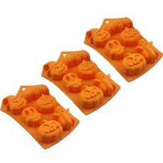Bycell矽膠模具 萬聖節 3入, 單色