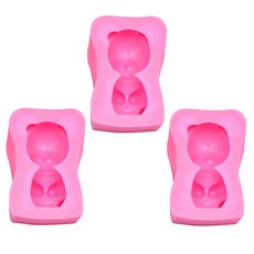 Bycell矽膠模具 小熊 C 3入, 單色