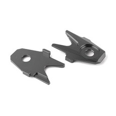 SEP 모터사이클 튜닝부품 가와사키 Ninja300 호환 알루미늄 CNC 리어 포크 데코레이션 커버 GY MP0555, 2개