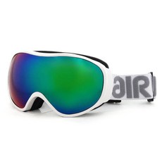 AIRWALK 鏡面滑雪鏡 AW-4400, 亮白+鏡面（藍色）