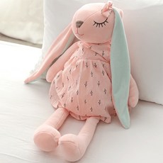 이투라이프 원피스 인형베개 쿠션, 핑크