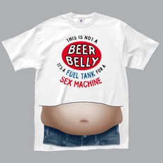 엘에이임프린츠 섹스 머신 비어 벨리 티셔츠