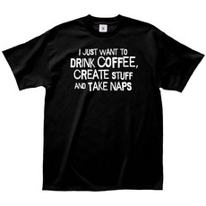 엘에이임프린츠 커피 앤 냅스 티셔츠