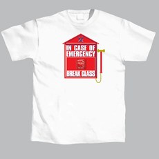 엘에이임프린츠 브레이크 글라스 콘돔 티셔츠