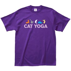 엘에이임프린츠 캣 요가 티셔츠