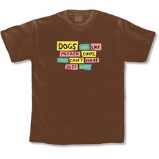 엘에이임프린츠 도그 포테이토 칩스 티셔츠