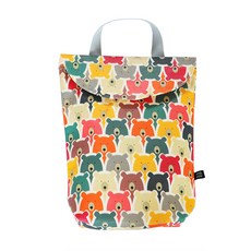 多功能防水尿布袋, 熊紋款