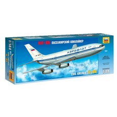 ZVEZDA 1:144 IL-86 Ilyushin 塑料模型, 1個