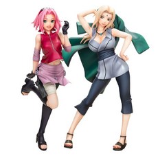 MegaHouse 火影忍者女孩圖 2 設置櫻花 + 綱手, 1套