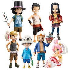 반프레스토 원피스 칠드런 시리즈 피규어 7종 세트, 1세트
