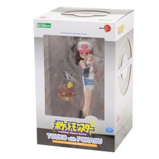 KOTOBUKIYA 複製品 PP701 Artfx J Hilda with Tepg Artfx-J Fighting Fighter 和 Pokabu BANJP784769 圖, 1個