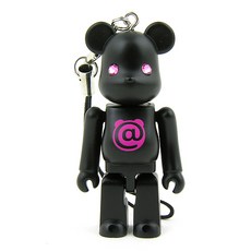 BEARBRICK複製品BEARBRICK ONE LOVE熊熊鑰匙圈 MDT151026BK, 1個