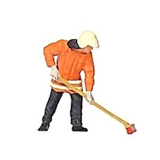 Freighter Replica 1:87打掃中的消防員 PRS281988FG 迷你人體模型公仔, 1個