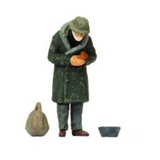 Frezer Replica 1:87 捡錢的人 PRS281025FG 迷你模型 人體模型, 1個