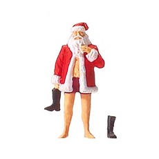 Freizei Replica 1:87 脫鞋的聖誕老人 PRS290997FG 迷你人體模型公仔, 1個