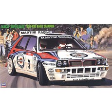 Hasegawa CR15 1:24 LANCIA SUPER DELTA 92 WRC MAKES CHAMPION塑膠模型 HG25015, 1個