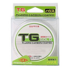 Goojoo TG Gold碳塗層釣魚線 50m, 透明白色