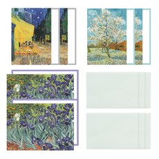 모노라이크 고흐 v3 아트 편지지 12p + 봉투 6p, 혼합색상, 1개