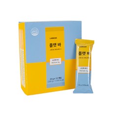 랩노쉬 스윗 & 크리스피 플랫 프로틴바, 33g, 12개