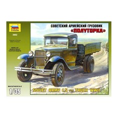 ZVEZDA 1:35 GAZ-AA蘇聯卡車塑料模型, 1個