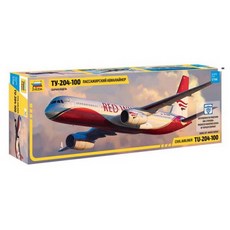 ZVEZDA 1:144 圖波列夫 TU-204-100 塑料模型, 1個