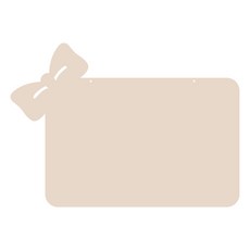 Coo 家居裝飾壓克力留言板 MO73 懸掛式, 淺褐色的