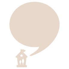 Koo 家居裝飾 壓克力便條板 MO 94 黏貼式 米色