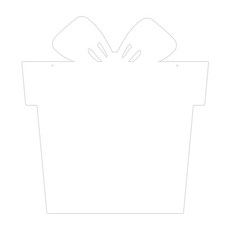 Koo 家居裝飾壓克力留言板 MO74 掛式, 白色的