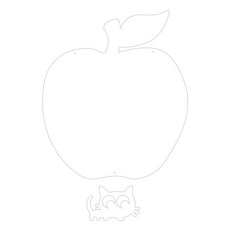 Ku 居家佈置 壓克力留言板 MO 90 掛式 白色