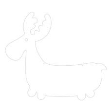 Ku 居家裝飾壓克力留言板 MO75 掛式, 白色的