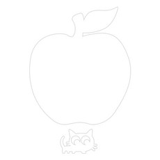 쿠 홈 인테리어 아크릴 메모판 MO 90 부착형 화이트