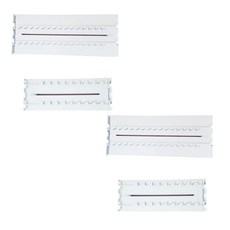 DECOSIN 滑動抽屜櫃分隔板白色小 2p + 大 2p, 1套