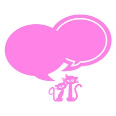 Coo 家居裝飾壓克力便條板 MO 97 黏貼式 粉紅色