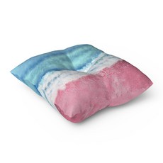 비주얼팩토리 빅쿠션 사각형 바다하와이, 혼합 색상