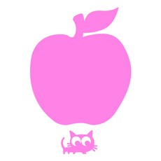 Koo 家居裝飾壓克力便條板 MO 90 黏貼式 粉紅色