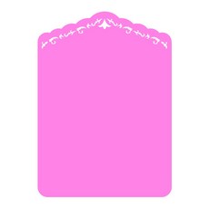 Ku 居家裝飾壓克力留言板 MO70 黏貼式, 粉色的