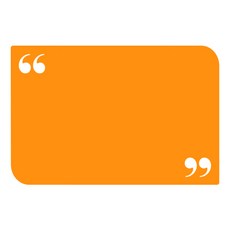 Koo 居家裝飾壓克力留言板 MO72 黏貼式, 橘子