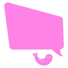 Coo 家居裝飾壓克力留言板 MO 92 掛式 粉紅色