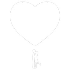 Coo 家居裝飾壓克力備忘錄板 MO 98 懸掛式 白色