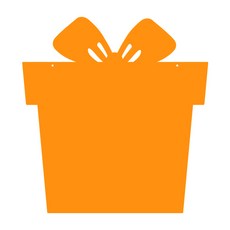 Koo 家居裝飾壓克力留言板 MO74 掛式, 橘子