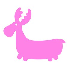 Ku居家裝飾壓克力留言板 MO75 黏貼式, 粉色的