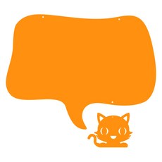 酷 家居裝飾 壓克力記事板 MO 83 掛式 橘色