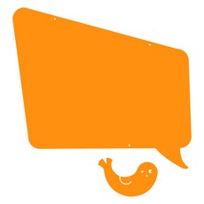 COO 居家裝飾壓克力留言板 MO 92 掛式 橘色