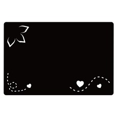 家居裝飾壓克力備忘錄版 MO80 黏貼式 黑色