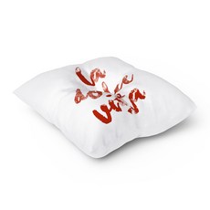 VIZUAL FACTORY 字母圖案方形靠墊, 混色