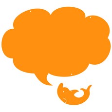 KU 家居裝飾壓克力備忘錄板 MO 99 掛式 橘色