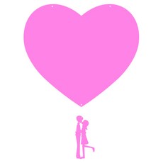 Koo 家居裝飾 壓克力留言板 MO 98 掛式 粉紅色